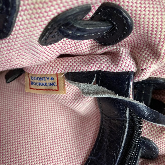 Dooney Bourke Blue Leather Shoulder Bag - Picture 6 of 11